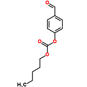 Carbonic acid,4-formylphenyl pentyl ester Structure,50262-57-2Structure