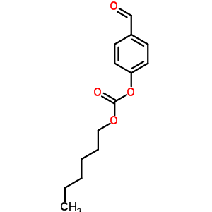 Carbonic acid hexyl 4-formylphenyl ester Structure,50262-58-3Structure