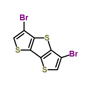 3,5-Dibromodithieno[3,2-b:2’,3’-d]thiophene Structure,502764-54-7Structure