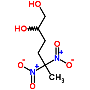 5,5-Dinitrohexane-1,2-diol Structure,5029-29-8Structure