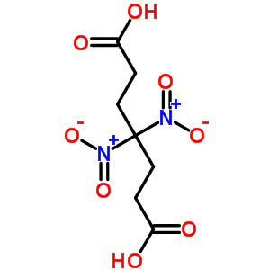 4,4-Dinitroheptanedioic acid Structure,5029-40-3Structure