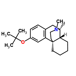 3-O-叔丁基左啡諾結(jié)構(gòu)式_50299-98-4結(jié)構(gòu)式