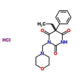 1-(Morpholinomethyl)phenobarbital hydrochloride Structure,50309-45-0Structure