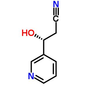 3-Pyridinepropanenitrile,beta-hydroxy-,(betas)-(9ci) Structure,503188-05-4Structure