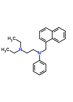 N,n-diethyl-n’-(1-naphthalenylmethyl)-n’-phenyl-1,2-ethanediamine Structure,50341-74-7Structure