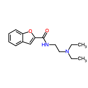 N-[2-(diethylamino)ethyl ]-2-benzofurancarboxamide Structure,50341-79-2Structure