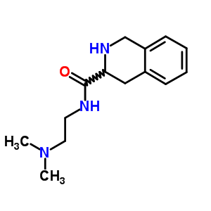 N-[2-(dimethylamino)ethyl ]-1,2,3,4-tetrahydro-3-isoquinolinecarboxamide Structure,50341-85-0Structure