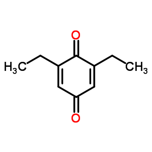 2,6-Diethyl-1,4-benzoquinone Structure,50348-20-4Structure