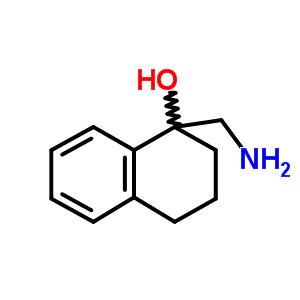 1-(aminomethyl)-1,2,3,4-tetrahydronaphthalen-1-ol Structure,50361-60-9Structure