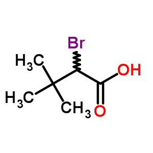 2-Bromo-3,3-dimethylbutanoic acid Structure,50364-40-4Structure