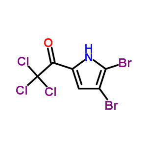 2,2,2-Trichloro-1-(4,5-dibromo-1H-pyrrol-2-yl)-1-ethanone Structure,50371-52-3Structure