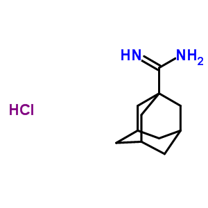 Adamantane-1-carboxamidine hydrochloride Structure,50417-14-6Structure