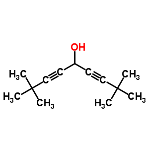 2,2,8,8-Tetramethyl-3,6-nonadiyn-5-ol Structure,50428-39-2Structure