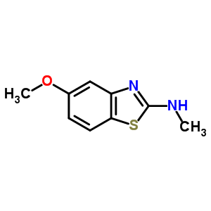 2-Benzothiazolamine,5-methoxy-n-methyl-(9ci) Structure,50450-73-2Structure