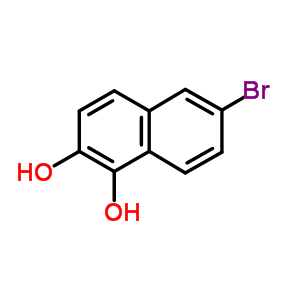 6-Bromonaphthalene-1,2-diol Structure,50457-15-3Structure