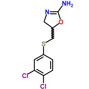 2-Amino-5-[(3,4-dichlorophenyl)thiomethyl ]-2-oxazoline Structure,50510-12-8Structure