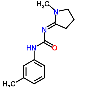 1-(1-Methylpyrrolidin-2-ylidene)-3-(m-tolyl)urea Structure,50528-98-8Structure