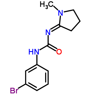 1-(M-bromophenyl)-3-(1-methylpyrrolidin-2-ylidene)urea Structure,50529-13-0Structure