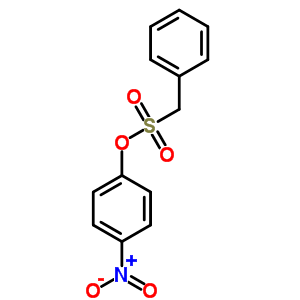 Benzenemethanesulfonic acid 4-nitrophenyl ester Structure,50534-57-1Structure