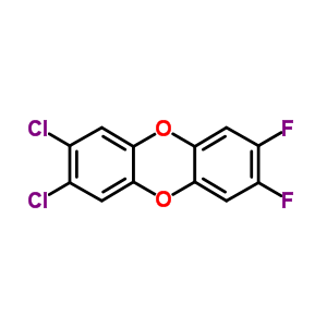 2,3-Dichloro-7,8-difluorodibenzo-p-dioxin Structure,50585-42-7Structure