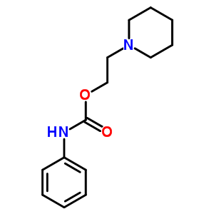 2-Piperidinoethyl phenylcarbamate Structure,50594-06-4Structure