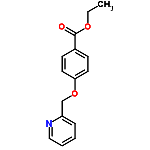 4-(吡啶-2-基甲氧基)苯甲酸乙酯結(jié)構(gòu)式_50596-38-8結(jié)構(gòu)式