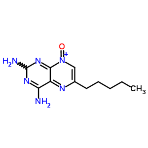 2,4-Pteridinediamine,6-pentyl-, 8-oxide Structure,50627-28-6Structure