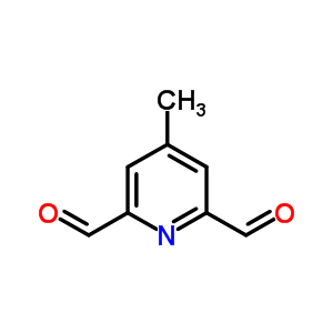 2,6-Pyridinedicarboxaldehyde,4-methyl-(9ci) Structure,506423-93-4Structure