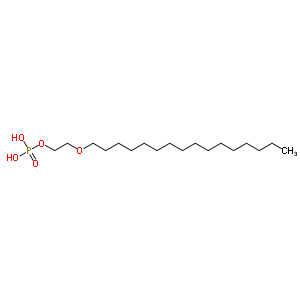 Polyethylene glycol hexadecyl ether phosphate Structure,50643-20-4Structure