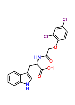 Nα-[(2,4-dichlorophenoxy)acetyl ]-l-tryptophan Structure,50649-06-4Structure