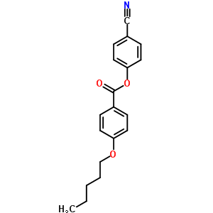 4-(4-Pentyloxybenzoyloxy)-benzonitrile Structure,50649-73-5Structure