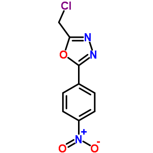 2-(Chloromethyl)-5-(4-nitrophenyl)-1,3,4-oxadiazole Structure,50677-30-0Structure