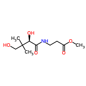 (R)-n-(2,4-dihydroxy-3,3-dimethyl-1-oxobutyl)-beta-alanine methyl ester Structure,50692-78-9Structure