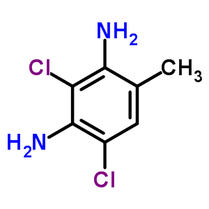 3,5-Dichloro-2,4-toluenediamine Structure,50694-81-0Structure