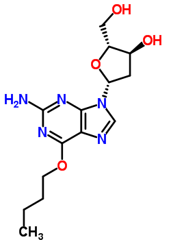 O(6)-n-butyldeoxyguanosine Structure,50704-48-8Structure