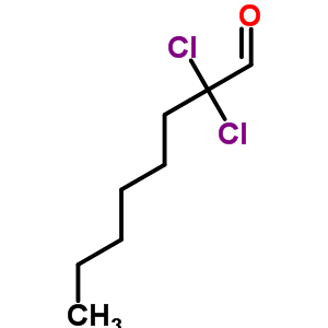 2,2-二氯辛醛結(jié)構(gòu)式_50735-74-5結(jié)構(gòu)式