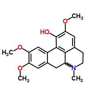 4H-dibenzo[de,g]quinolin-1-ol,5,6,6a,7-tetrahydro-2,9,10-trimethoxy-6-methyl-, (6as)- Structure,5083-88-5Structure