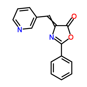 2-Phenyl-4-(pyridin-3-ylmethylidene)-1,3-oxazol-5-one Structure,5086-43-1Structure