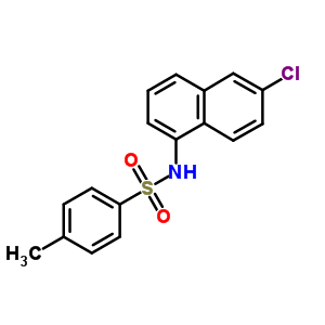 N-(6-chloronaphthalen-1-yl)-4-methyl-benzenesulfonamide Structure,50885-09-1Structure