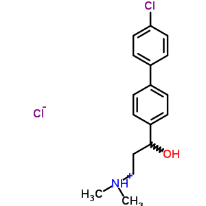 4’-Chloro-alpha-(2-(dimethylamino)ethyl)-4-biphenylmethanol hydrochloride Structure,50910-23-1Structure