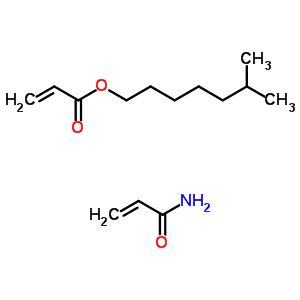 2-Propenoic acid, isooctyl ester, polymer with 2-propenamide Structure,50922-82-2Structure