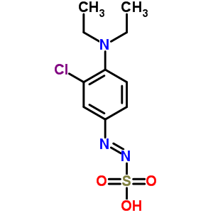 (3-Chloro-4-(diethylamino)phenyl)-diazenesulfonic acid Structure,50978-49-9Structure