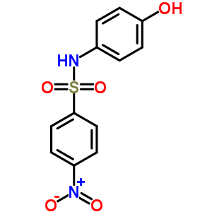 Benzenesulfonamide,n-(4-hydroxyphenyl)-4-nitro- Structure,50994-51-9Structure