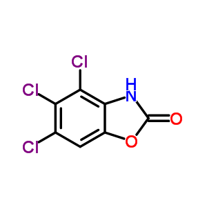 4,5,6-三氯-2(3H)-苯并惡唑酮結(jié)構(gòu)式_50995-94-3結(jié)構(gòu)式