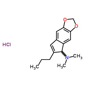 2-N-propyl-3-dimethylamino-5,6-methylenedioxyindene Structure,51003-80-6Structure