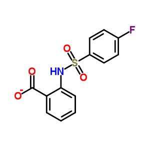 2-(((4-氟苯基)磺?；?氨基)-苯甲酸結(jié)構(gòu)式_51012-30-7結(jié)構(gòu)式