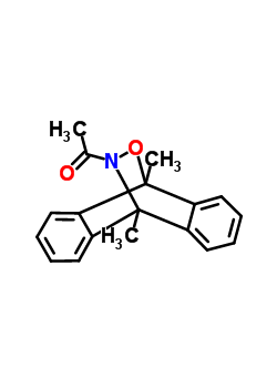 9,10-(Epoxyimino)anthracene, 11-acetyl-9,10-dihydro-9,10-dimethyl- Structure,51029-28-8Structure