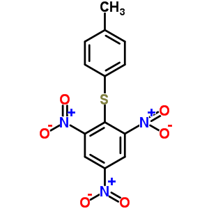 Benzene,2-[(4-methylphenyl)thio]-1,3,5-trinitro- Structure,51030-13-8Structure