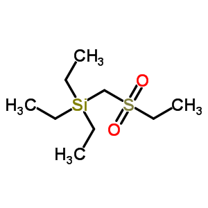 Ethyl(triethylsilylmethyl) sulfone Structure,51042-04-7Structure