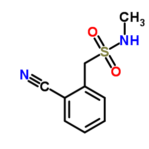 1-(2-Cyanophenyl)-n-methylmethanesulfonamide Structure,51045-35-3Structure